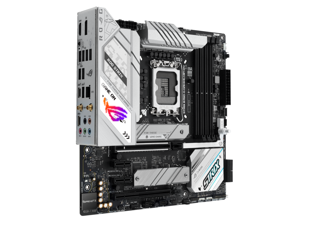 ASUS ROG Strix B760-G Gaming WiFi D4 Intel B760 LGA1700 mATX 4x DDR4 ASUS ROG Strix B760-G Gaming WiFi D4 Intel B760 LGA1700 mATX 4x DDR4 - Image 3