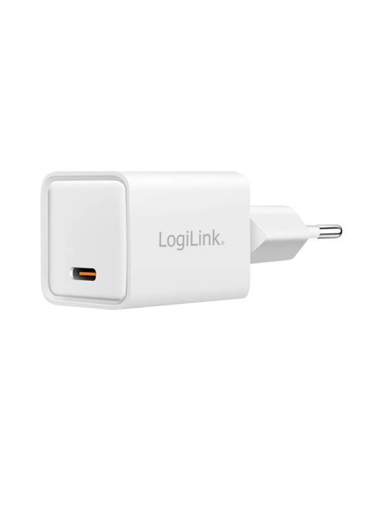 Logilink PA0355 USB-C GaN Fast Charger (PD+QC 3.0) 20W White Logilink PA0355 USB-C GaN Fast Charger (PD+QC 3.0) 20W White - Image 2