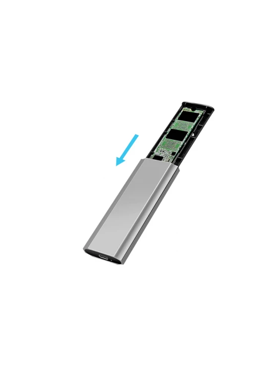 Logilink UA0439 M.2 NVMe (PCIe) USB 3.2 Gen2 10Gbit/s Hard Drive Enclosure Logilink UA0439 M.2 NVMe (PCIe) USB 3.2 Gen2 10Gbit/s Hard Drive Enclosure - Image 2