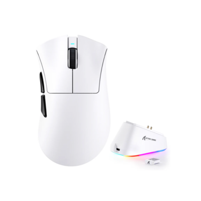 Attack Shark Mouse V3 PRO RGB USB-A/WL/BT white