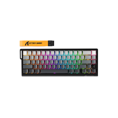 Attack Shark Keyboard magnetic X68 PRO 8KHz 68key Hall Effect Magnetic Switch USB-A/WL/BT EN RGB moonlit night