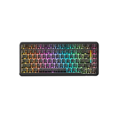 Attack Shark Keyboard magnetic X82 PRO 8KHz 82key Hall Effect Magnetic Switch USB-A/WL/BT EN RGB black contour line
