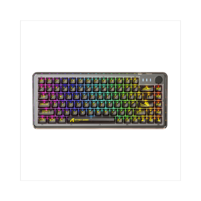 Attack Shark Keyboard mechanical K75 1KHz 82key Mechanical Switch USB-A/WL/BT EN RGB black