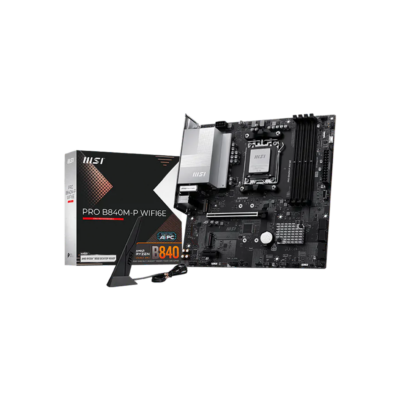 MSI PRO B840M-P Wi-Fi6E AMD B840 AM5 mATX 4x DDR5