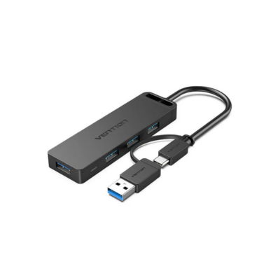 Vention CHTBB USB-C/USB 3.0 5-in-1 Hub 0.15m Black