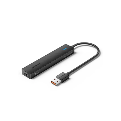 Vention CHYBB 5-in-1 USB/USB-C 3.2 10Gbps Hub 0.15m Black