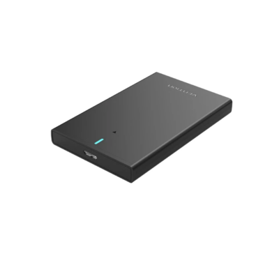 Vention KPBB0 2.5" HDD/SSD SATA USB-C 3.1 6Gbps Hard Drive Enclosure Black