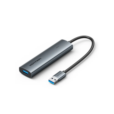 Vention TGXHB 5-in-1 USB 3.0 Hub 0.15m Gray Aluminum